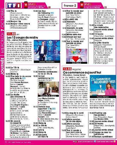 Télé Star 2609 MERCREDI 7 OCTOBRE