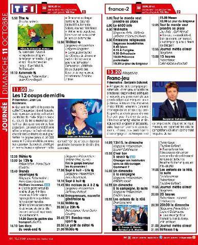 Télé Star 2610 DIMANCHE 11 OCTOBRE