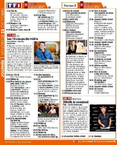 Télé Star 2611 VENDREDI 23 OCTOBRE