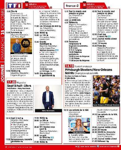 Télé Star 2612 DIMANCHE 25 OCTOBRE