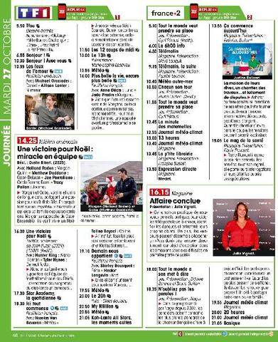 Télé Star 2612 MARDI 27 OCTOBRE