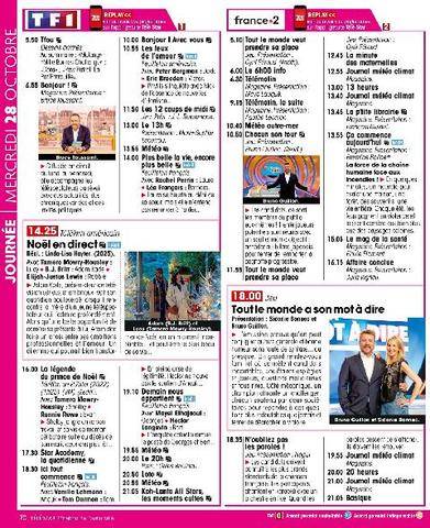 Télé Star 2612 MERCREDI 28 OCTOBRE