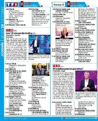 Télé Star 2612 JEUDI 29 OCTOBRE