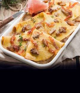 Télé Poche 2764 Crêpes au jambon de Parme et aux cèpes