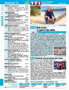 Télé Poche 2769 Vendredi 15 mars
