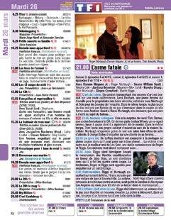 Télé Poche 2771 Mardi 26 mars