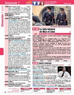 Télé Poche 2773 Dimanche 7 avril