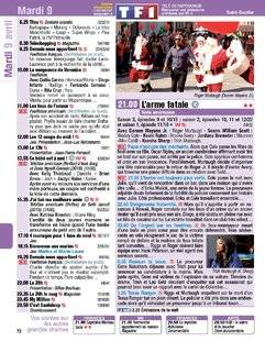 Télé Poche 2773 Mardi 9 avril