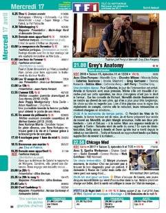 Télé Poche 2774 Mercredi 17 avril