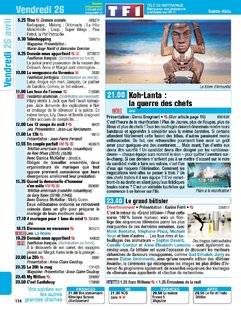 Télé Poche 2775 Vendredi 26 avril