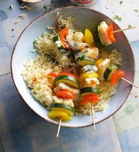 Télé Poche 2777 Brochettes de poisson et sauce à l'estragon