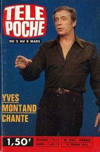 Télé Poche 2784 Quand Yves Montand chantait pour les réfugiés