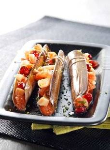 Télé Poche 2784 Salade de couteaux aux pomelos et à la grenade