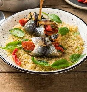 Télé Poche 2784 Filets de sardines farcis aux tomates confites et épinards