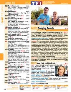 Télé Poche 2787 Lundi 15 juillet
