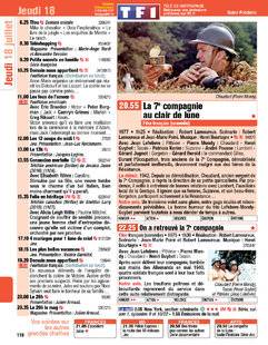 Télé Poche 2787 Jeudi 18 juillet