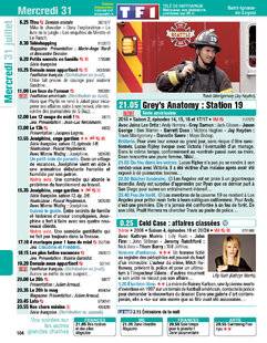 Télé Poche 2789 Mercredi 31 juillet