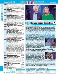 Télé Poche 2791 Vendredi 16 août