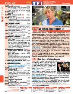 Télé Poche 2793 Jeudi 29 août