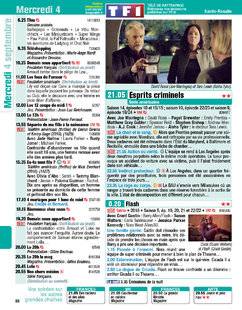 Télé Poche 2794 Mercredi 4 septembre