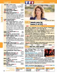 Télé Poche 2795 Lundi 9 septembre