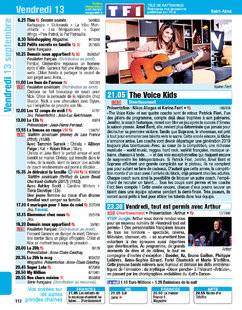 Télé Poche 2795 Vendredi 13 septembre