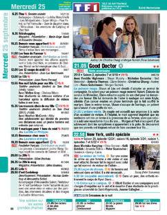 Télé Poche 2797 Mercredi 25 septembre