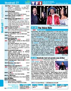 Télé Poche 2797 Vendredi 27 septembre