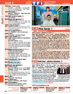 Télé Poche 2798 Jeudi 3 octobre
