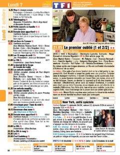Télé Poche 2799 Lundi 7 octobre