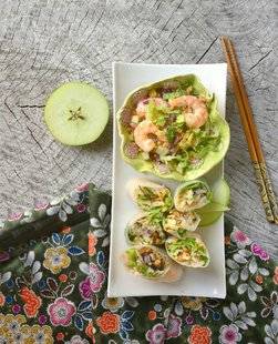 Télé Poche 2799 Salade thaïe aux crevettes et à la pomme acidulée