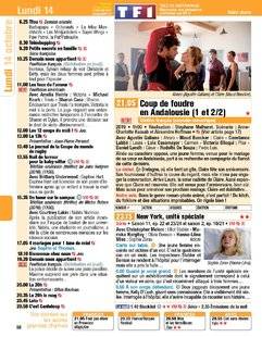 Télé Poche 2800 Lundi 14 octobre