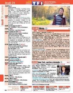 Télé Poche 2801 Jeudi 24 octobre