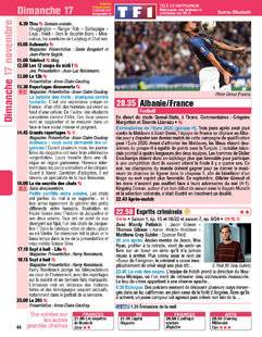 Télé Poche 2805 Dimanche 17 novembre