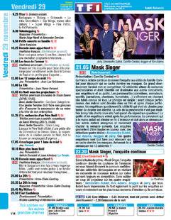 Télé Poche 2806 Vendredi 29 novembre