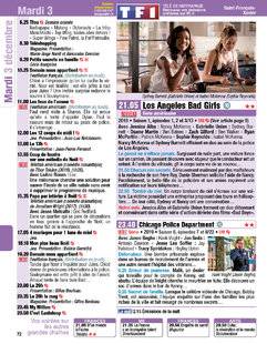 Télé Poche 2807 Mardi 3 décembre