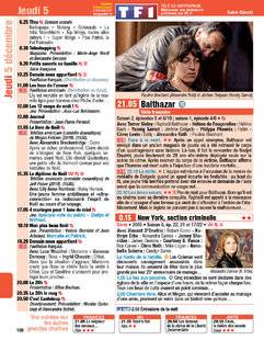 Télé Poche 2807 Jeudi 5 décembre