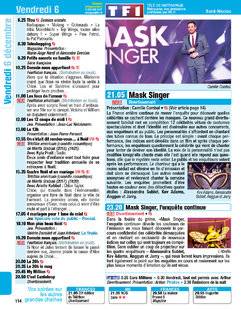 Télé Poche 2807 Vendredi 6 décembre
