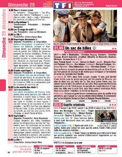 Télé Poche 2811 Dimanche 29 décembre