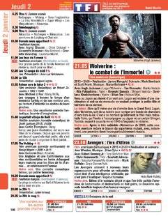Télé Poche 2811 Jeudi 2 janvier