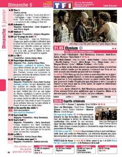 Télé Poche 2812 Dimanche 5 janvier