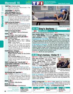 Télé Poche 3087 Mercredi 16 avril