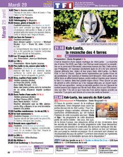 Télé Poche 3089 Mardi 29 avril