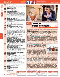 Télé Poche 3089 Jeudi 1er mai