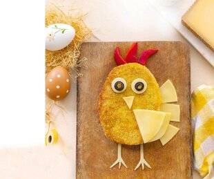 Télé Poche 3089 Poule panée en trompe-l'œil