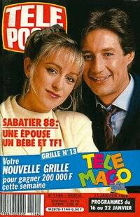 Télé Poche 3091 Quand Patrick Sabatier présentait sa future épouse