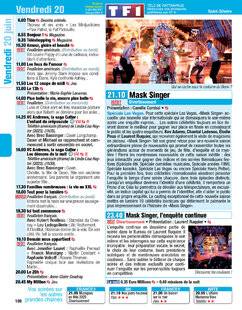 Télé Poche 3096 Vendredi 20 juin