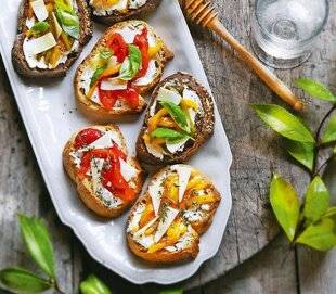 Télé Poche 3096 Tartines fromagères et trio de poivrons