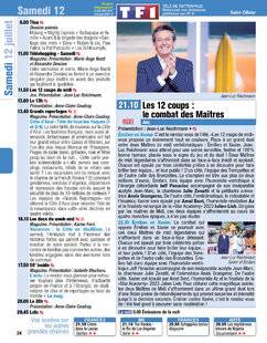 Télé Poche 3100 Samedi 12 juillet