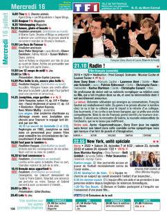 Télé Poche 3100 Mercredi 16 juillet